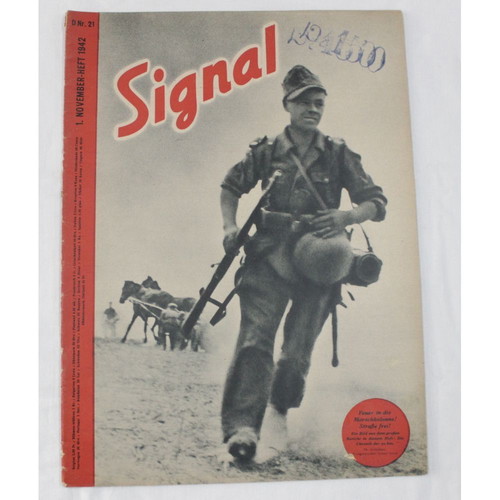 German Army Magazine Signal N.21 used 1942