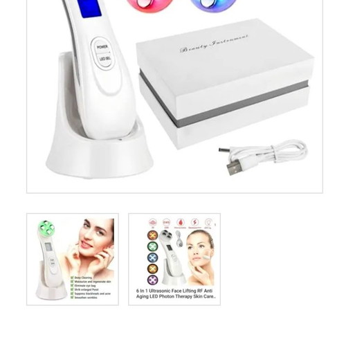 Ultrasonic anti-aging device new with phototherapy