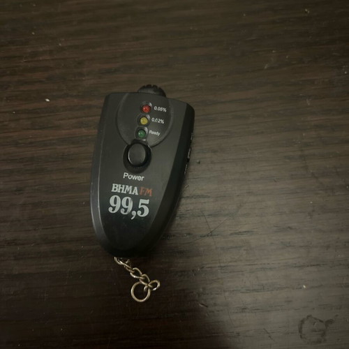 Portable Digital Breathalyzer Keychain used