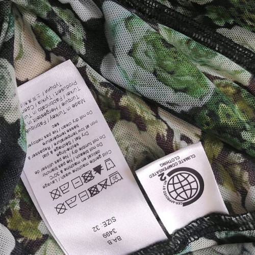 Mesh leggings Ganni like new, green, size XXS