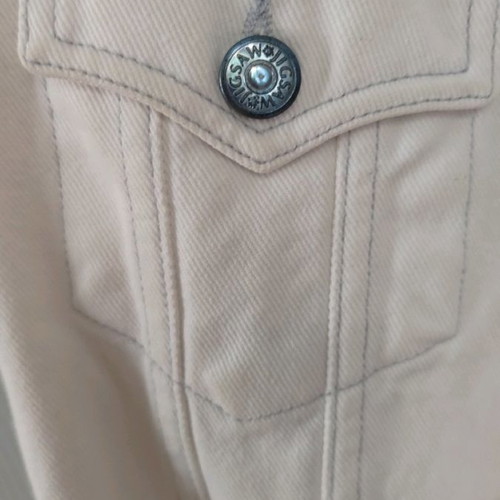 Jean Jacket Jigsaw like new, size 14, white