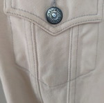 Jean Jacket Jigsaw σαν καινούργιο, μέγεθος 14, άσπρο