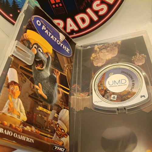 Ratatouille for Sony PSP used, Greek cover and manual
