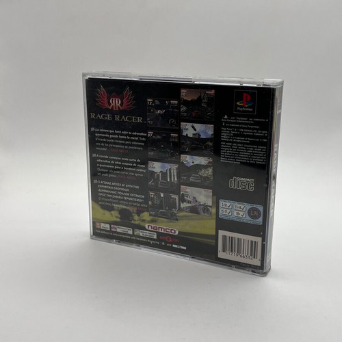 Rage Racer PlayStation 1 used, very good condition, with manual and Namco Demo Disk