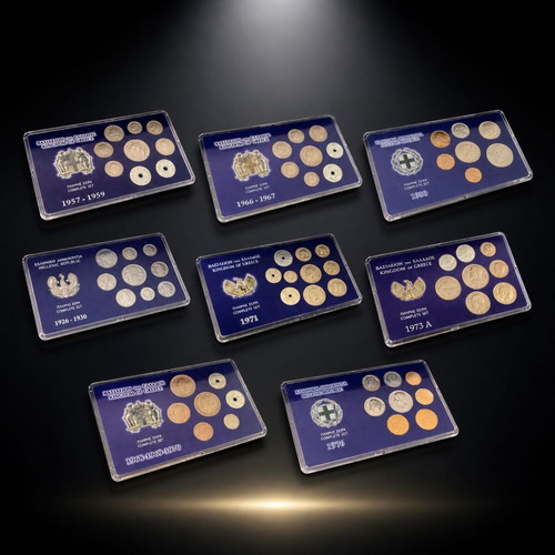 Greek Coin Sets new, proof and complete collections