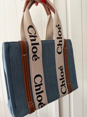 Jean crossbody bag with brown strap new