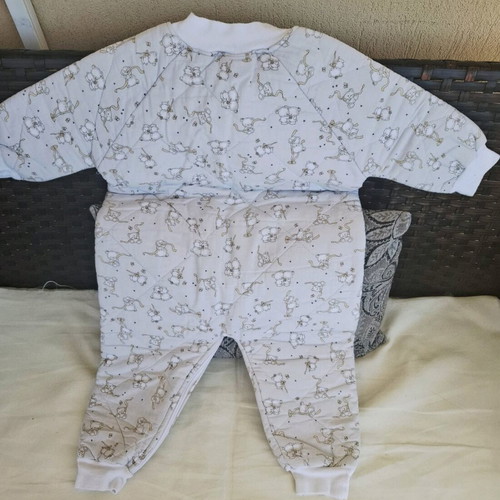 Baby Star sleeping bag white-beige with bears No 1 like new
