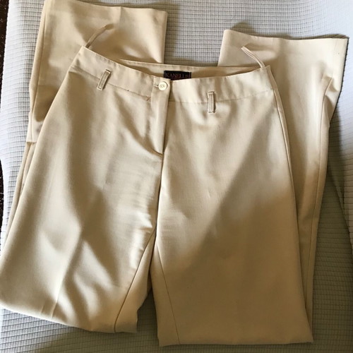 Crepe women's pants beige new Kanellis collection