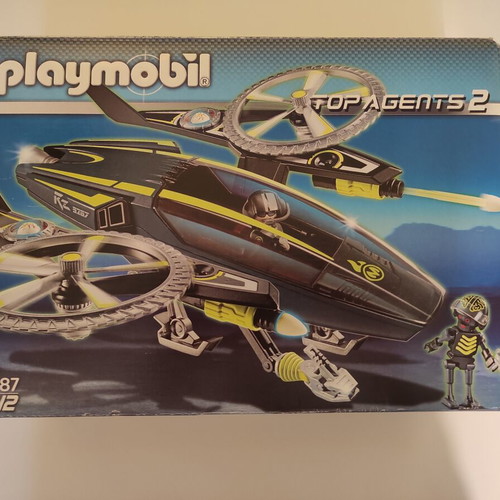 Playmobil Top Agents 2 5287 set like new with box and extra gifts