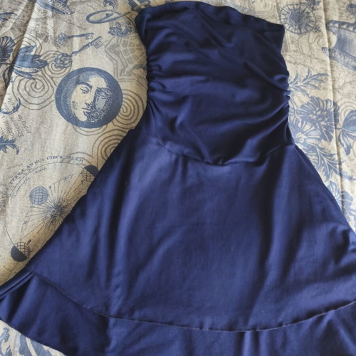 Shein blue strapless dress like new