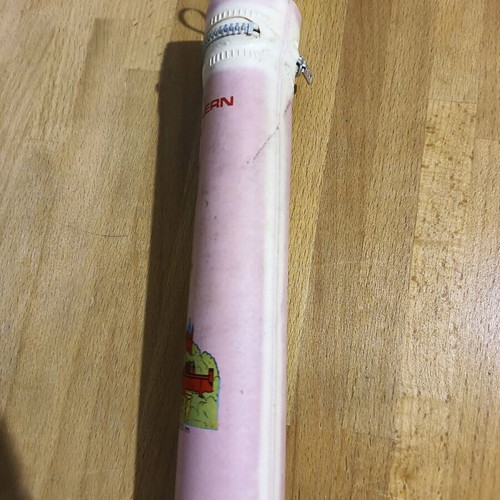 Vintage collectible pencil case used from Germany