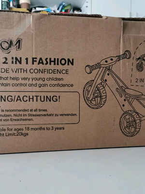 Дървено баланс колело розово като ново