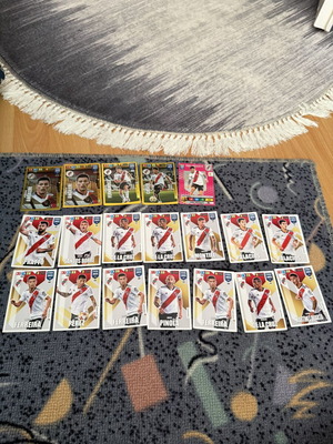 Adrenalyn XL River Plate cards used, set