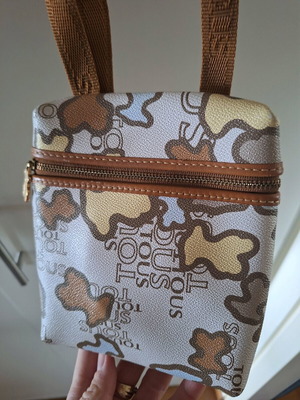 Tous shoulder bag like new, white and brown