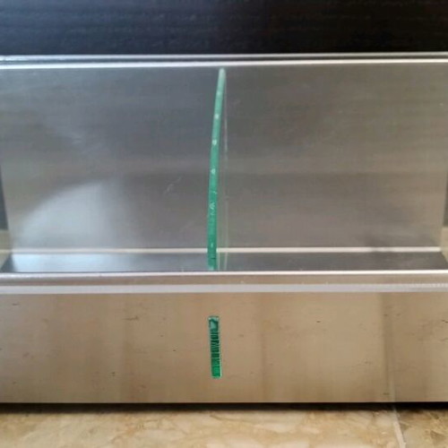 Garibaldi two-position case like new, premium brown organizer