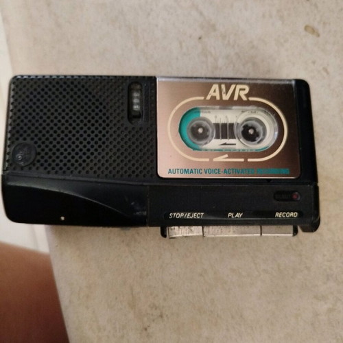 AVR portable cassette player used, functional, vintage 1990
