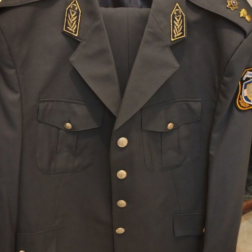 Summer Police Uniform officer, like new, size XL-2XL, jacket and trousers