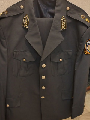Summer Police Uniform officer, like new, size XL-2XL, jacket and trousers