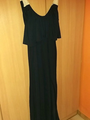 Long dress M - L with elastic waist
