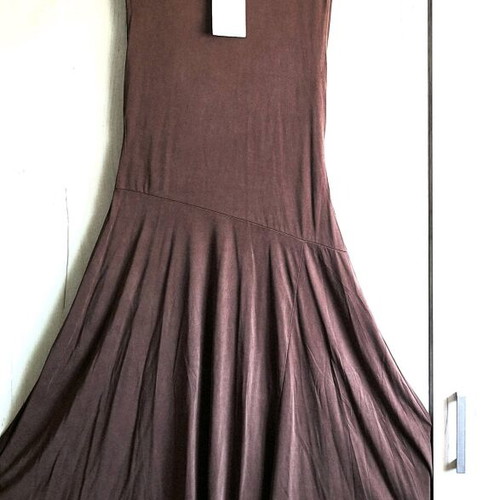 ZARA dress new, size L, brown, asymmetric length