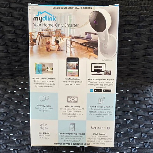 D-Link DCS-8300LHV2 IP Camera Wi-Fi Full HD 1080p with 3.18mm Lens new