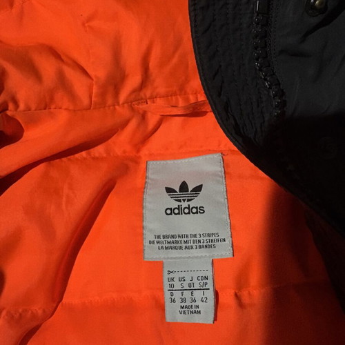 Adidas jacket, black, size small