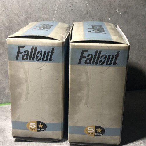 Funko Fallout Vault Boy Toughness and Pyromaniac figures, new