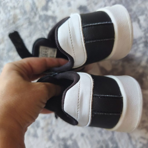 Adidas sneakers size 30 used, black and white