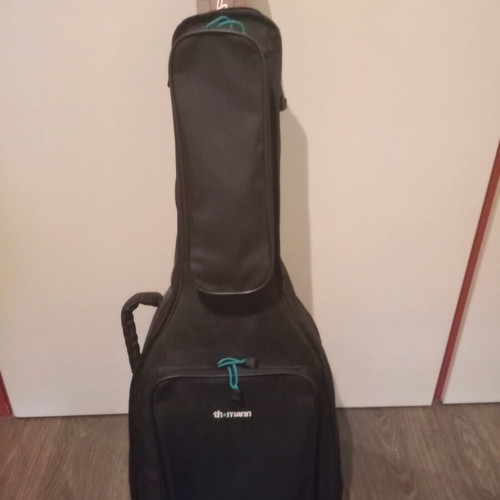 Harley Benton Travel Mini Acoustic Guitar like new with Daddario strings