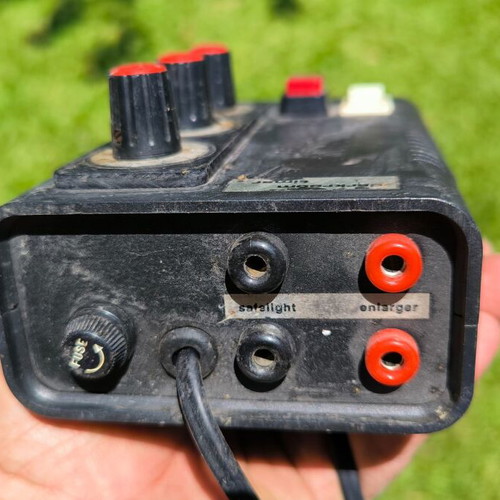 Meopta Axomat Ia enlarger and Elnon darkroom timer set used