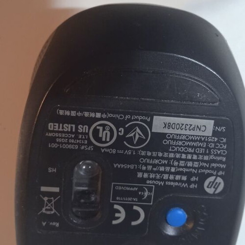 HP wireless mouse used, working condition