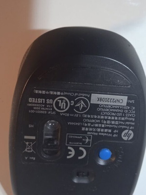 HP wireless mouse used, working condition