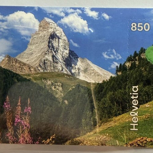 Crypto Stamp CHLI 2025 Green Edition Switzerland & Liechtenstein like new