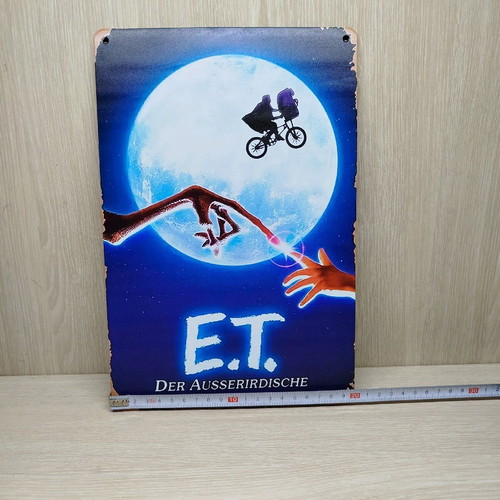E.T. the Extra-Terrestrial Aluminum Sign new, 1982 movie