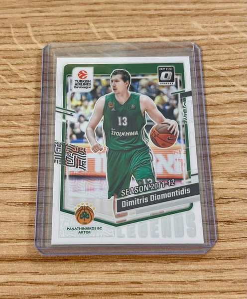 Καρτα Δημητρης Διαμαντιδης Παναθηναϊκος Panini Euroleague 2023-24 Optic Donruss