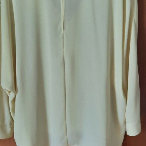 Mango blouse XL yellow new, long sleeve, chiffon fabric