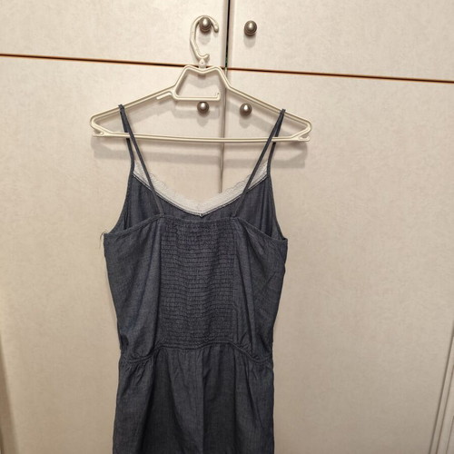 Esmara one-piece like new, 100% cotton, white and blue