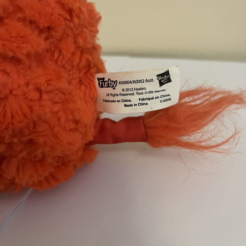 Furby 2012 Phoenix interactive toy used, orange, Hasbro