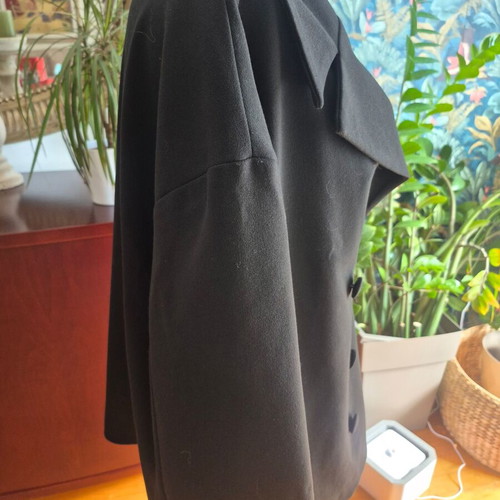 Lumina double-breasted jacket size M, new, black