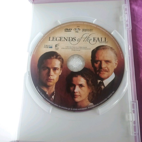 Legends of Fall DVD movie used with subtitles