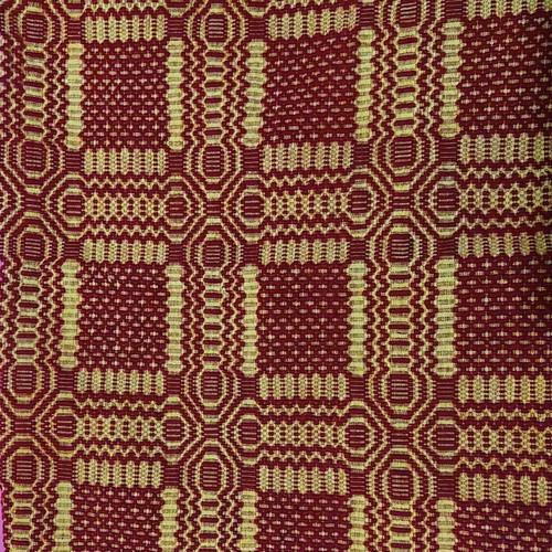 Woven wool pillow in traditional design like new, 57x47cm