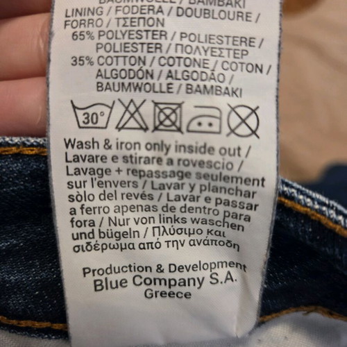 Staff jeans & Co men's jean pants like new, size 33, blue