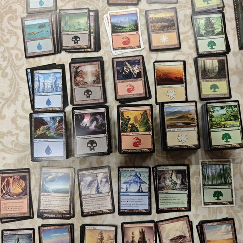 Magic The Gathering Lands cards like new