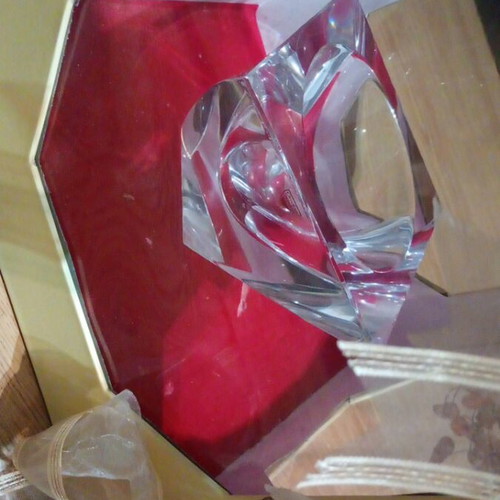 Orrefors Crystal Container vintage, like new