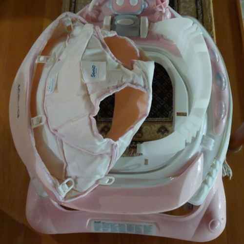 Brevi Hello Kitty walker used for girl pink