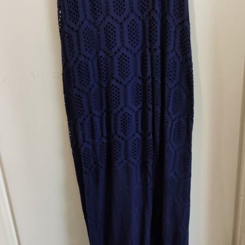 Blue dress like new with mako lining, size XL