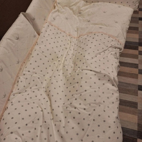 Crib bumper and blanket for baby crib new