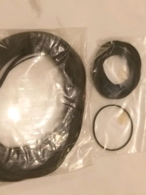 Radio rubber bands new, set of 6 pieces, black