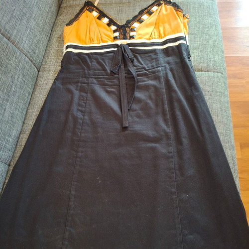 Billy Sabbado dress used, black and orange, size M