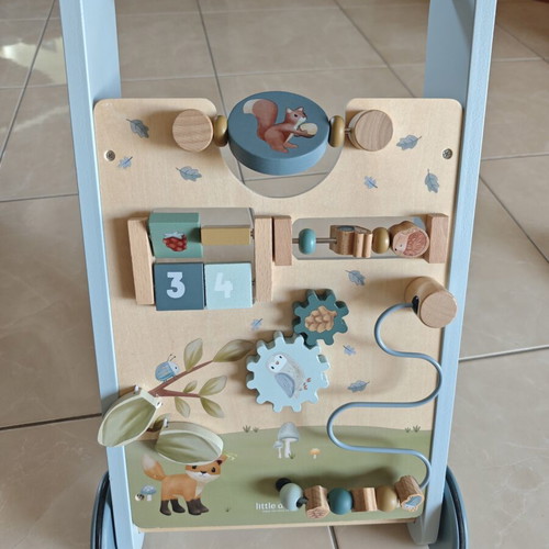 Little Dutch Forest Friends baby walker, blue